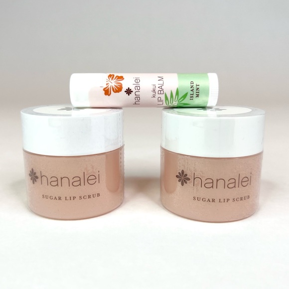 *SOLD*  NWT NEW 10 Pc Hanalei Set Lip Treatment, Lip Scrub, Lip Balm & Eye Cream - Picture 8 of 16
